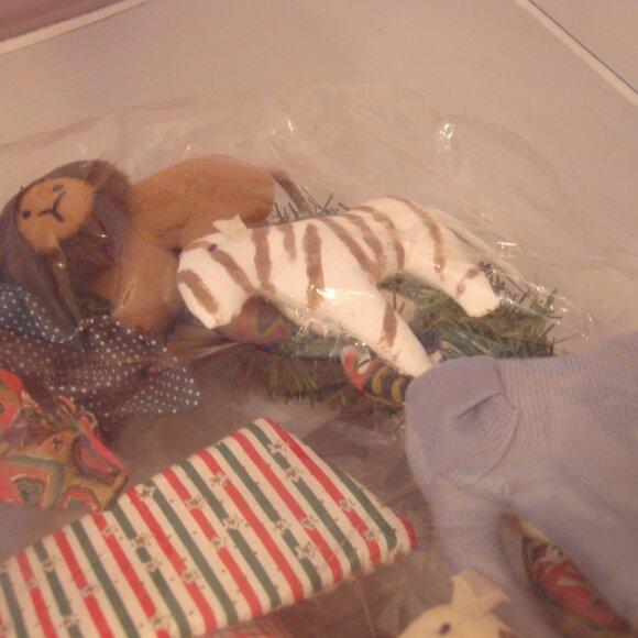 Vintage Holiday Christmas Noah’s Ark Large Wreath UNBELIEVABLE SO RARE BNIB - Picture 7 of 12